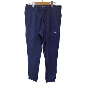 Nike Navy Fleece Jogger Sweatpants/Large / Gym/ Athleisure/Casual like new